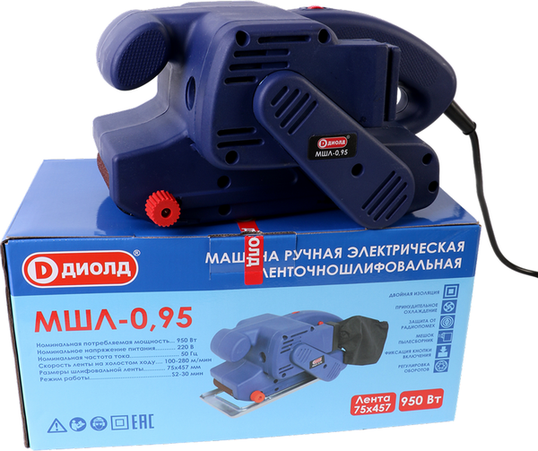 Изображение товара Ленточная шлифовальная машина Диолд МШЛ-0.95 (10046021)