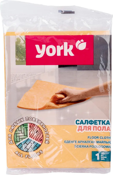 Изображение товара Салфетка хозяйственная York Для пола вискозная 50х58 / 022010