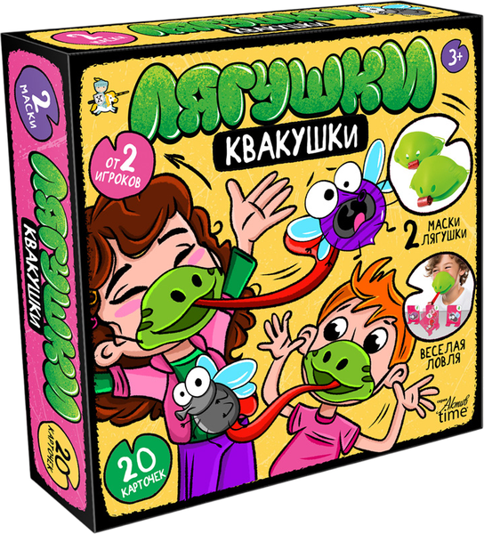 Изображение товара Настольная игра Десятое королевство Aктив time Лягушки-Квакушки / 70073