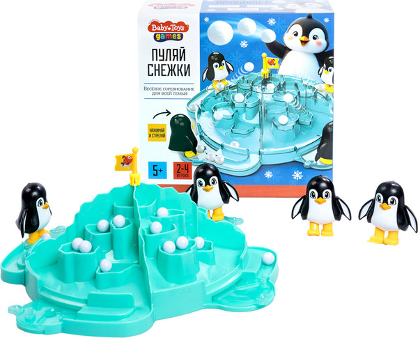 Изображение товара Настольная игра Baby Toys Пуляй снежки / 70067