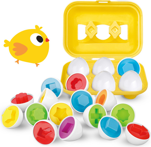 Изображение товара Сортер Baby Toys Фигуры и формы Яйца / 70082 (6шт)