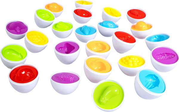 Изображение товара Сортер Baby Toys Овощи и фрукты Яйца / 70081 (12шт)