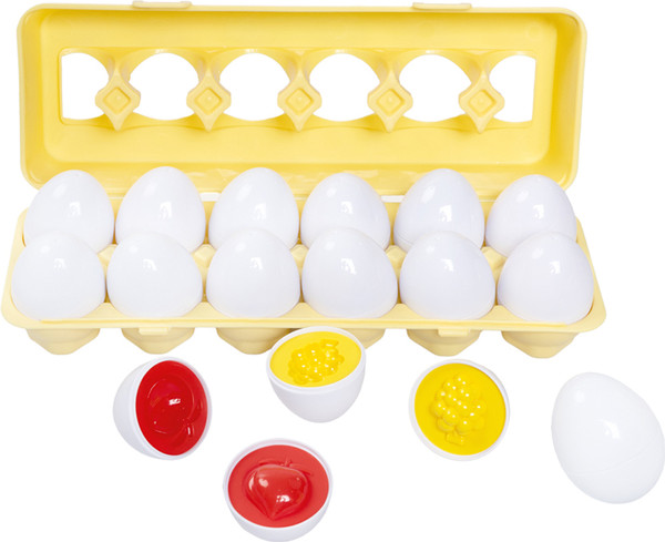 Изображение товара Сортер Baby Toys Овощи и фрукты Яйца / 70081 (12шт)