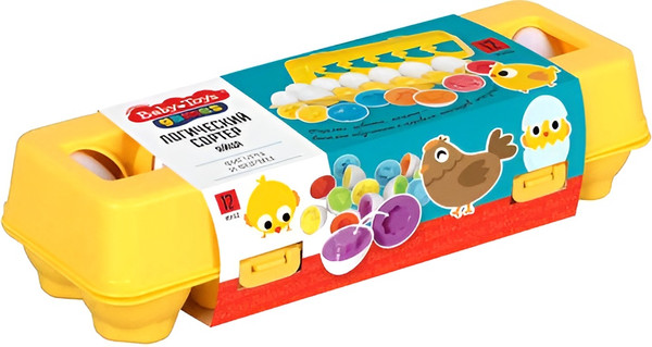 Изображение товара Сортер Baby Toys Фигуры и формы Яйца / 70080 (12шт)