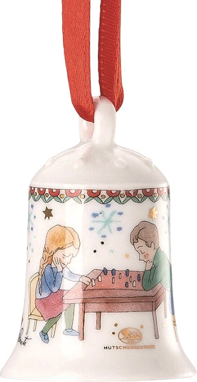 Изображение товара Елочная игрушка Hutschenreuther Christmas games Колокольчик. Шахматы / 02250-727497-27919 