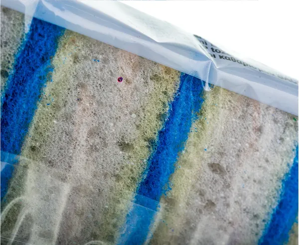 Изображение товара Набор губок хозяйственных York Бактерия стоп / 034010 (10шт)