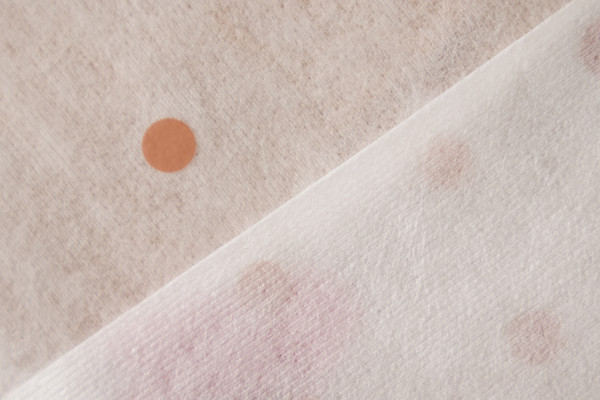 Изображение товара Скатерть Stolima Napco Бабочки и горох 4013 (180x130, карамель)