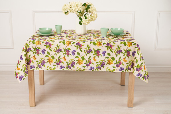 Изображение товара Скатерть Stolima Виниллайт 1002 Сливовый (110x140)