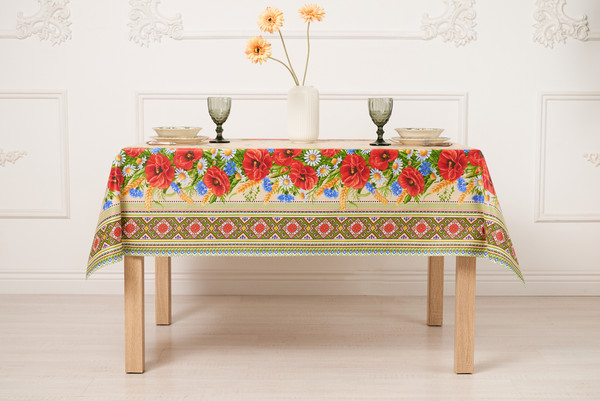 Изображение товара Скатерть Stolima Виниллайт 1005 Полевой (110x140)