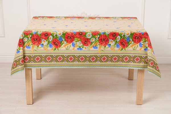 Изображение товара Скатерть Stolima Виниллайт 1005 Полевой (110x140)