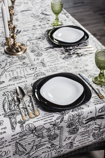 Изображение товара Скатерть Stolima Виниллайт 1007-1 Стрекоза (110x140)