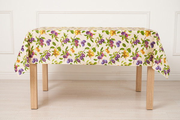 Изображение товара Скатерть Stolima Виниллайт 1002 Сливовый (140x140)