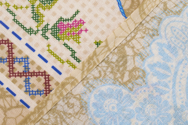 Изображение товара Скатерть Stolima Виниллайт 1001-1 Анютины глазки (180x140)