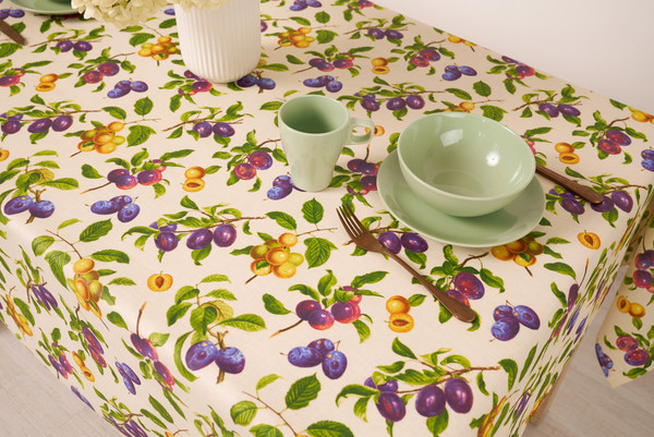 Изображение товара Скатерть Stolima Виниллайт 1002 Сливовый (180x140)