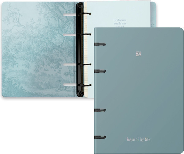 Изображение товара Тетрадь Listoff Floreale. Smoky Sky / ТКМФ1205606 (120л)