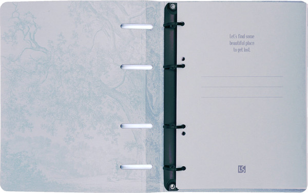 Изображение товара Тетрадь Listoff Floreale. Smoky Sky / ТКМФ1205606 (120л)