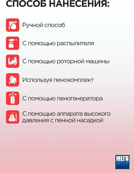 Изображение товара Универсальное чистящее средство МЕГА Мегасан М / К-320 (5л)