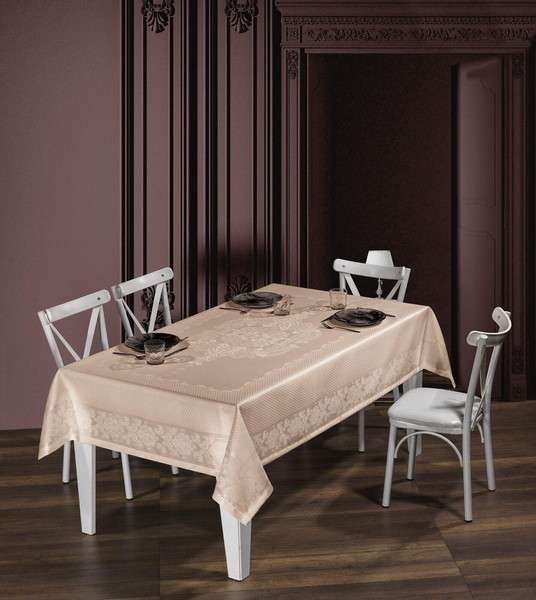 Изображение товара Скатерть DO&CO Viyana 160x220 / 12339 (капучино)