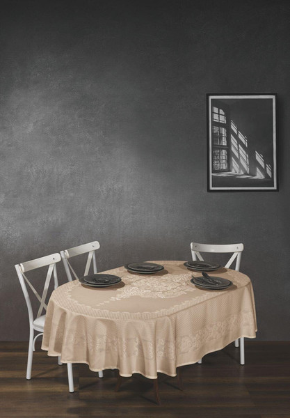 Изображение товара Скатерть DO&CO Viyana 160x220 / 12340 (капучино)