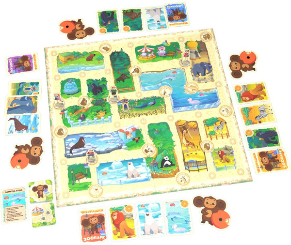 Изображение товара Настольная игра Мир Хобби Чебурашка. Зоопарк / 952105
