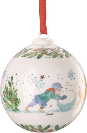 Изображение товара Шар новогодний Hutschenreuther Christmas games Лепим снеговика / 02252-722993-27940