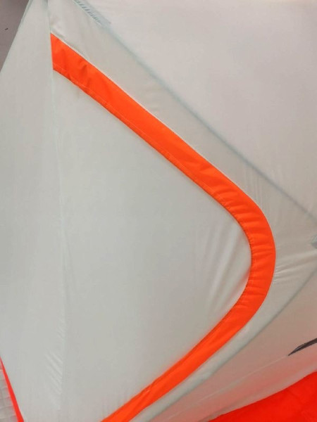 Изображение товара Палатка Пингвин Shelters MrFisher 201 ST Трехслойная (белый/оранжевый, в чехле)