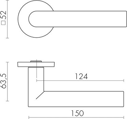 Изображение товара Ручка дверная Fuaro R.SLR52.Barrel BL-24 (черный)