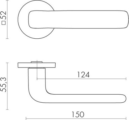 Изображение товара Ручка дверная Fuaro R.SLR52.Pride CP-8 (хром)