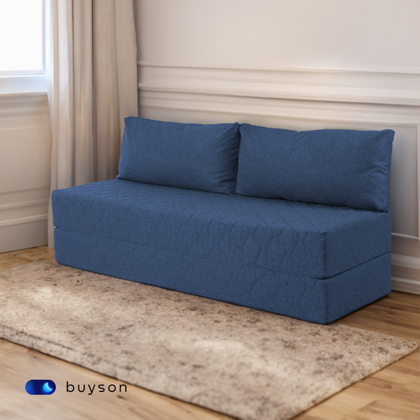 Изображение товара Бескаркасный диван buyson BuyDream Тк. Madagaskar 08 200x142 (синий)