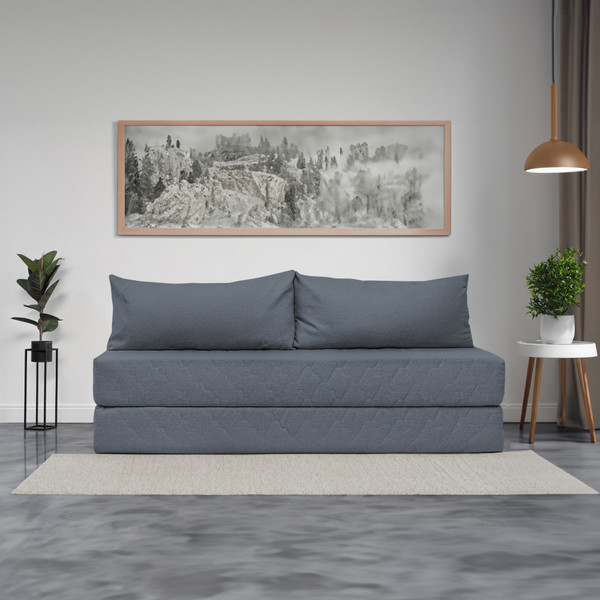 Изображение товара Бескаркасный диван buyson BuyDream Тк. Laguna 997 200x142 (джинс)