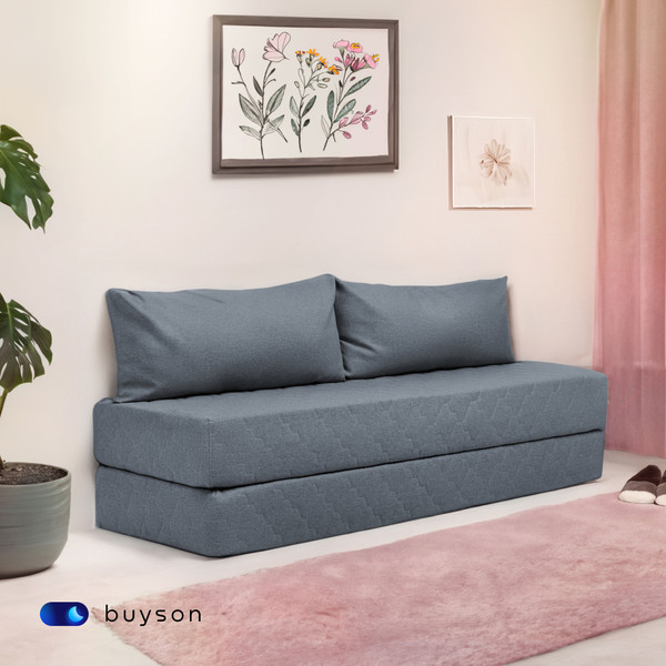 Изображение товара Бескаркасный диван buyson BuyDream Тк. Laguna 997 200x142 (джинс)