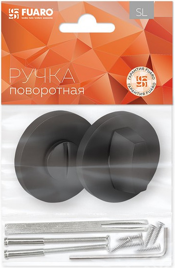 Изображение товара Фиксатор дверной защелки Fuaro BK6.R.SLR52 BL-24 (черный)