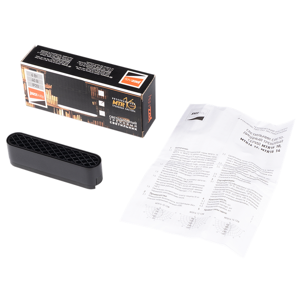 Изображение товара Трековый светильник JAZZway MTR16 1406 6Вт 3000К grid / 5056374