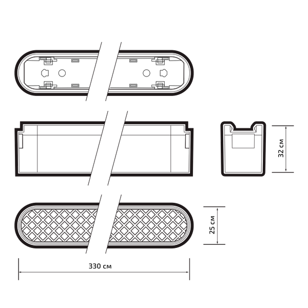 Изображение товара Трековый светильник JAZZway MTR16 1418 18Вт 4000К grid / 5056473
