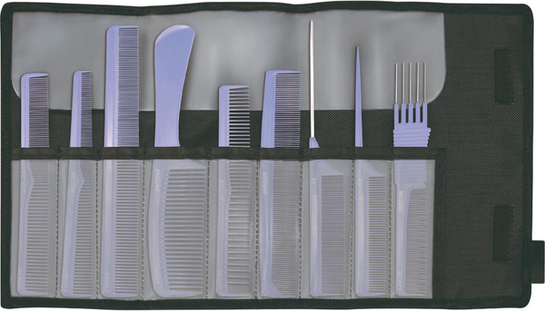 Изображение товара Набор расчесок JaguaR A-Line Lavender A599-16 (9шт, лавандовый)