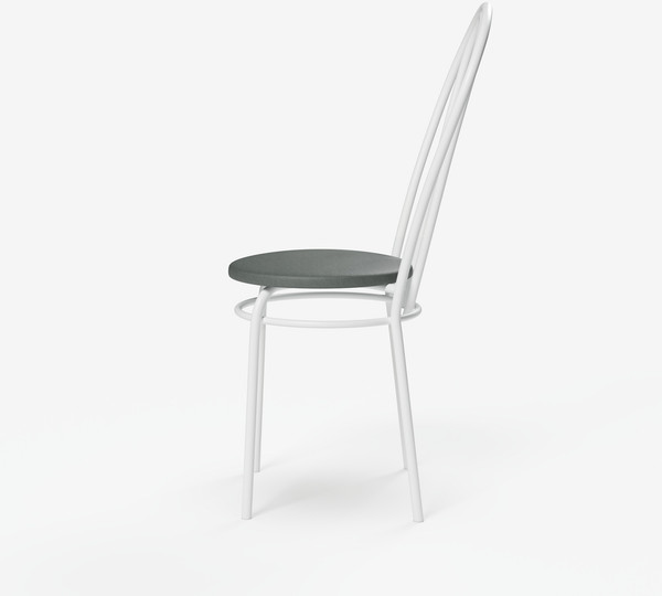 Изображение товара Стул Mio Tesoro Тюльпан (серый/белый)