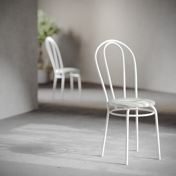 Изображение товара Стул Mio Tesoro Тюльпан (молочный/белый)