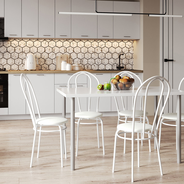 Изображение товара Стул Mio Tesoro Тюльпан (молочный/белый)