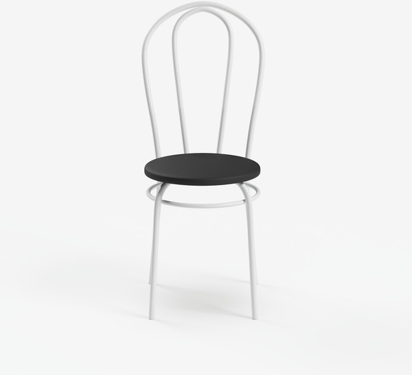 Изображение товара Стул Mio Tesoro Тюльпан (черный/белый)