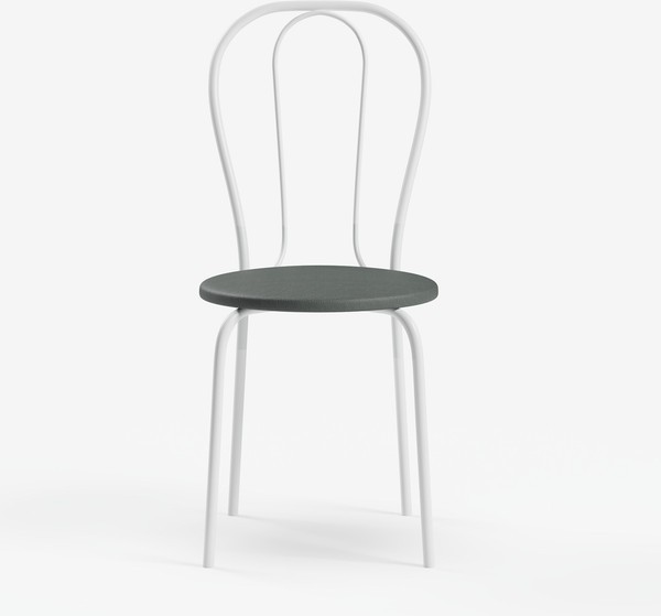 Изображение товара Стул Mio Tesoro Тюльпан Плюс (серый/белый)