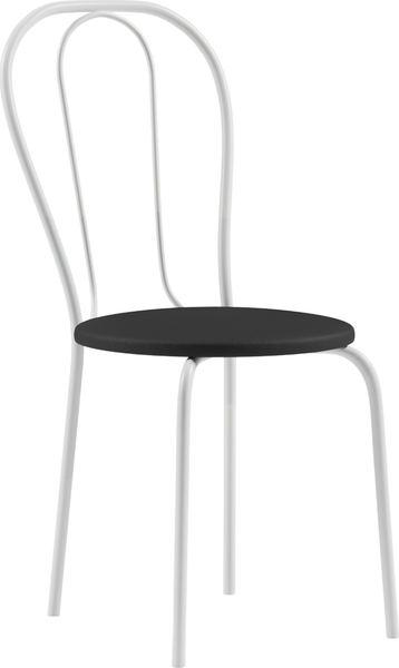 Изображение товара Стул Mio Tesoro Тюльпан Плюс (черный/белый)