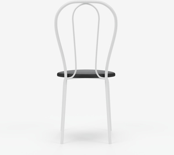 Изображение товара Стул Mio Tesoro Тюльпан Плюс (черный/белый)