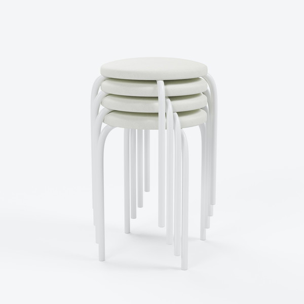 Изображение товара Табурет Mio Tesoro Чико (молочный/белый)