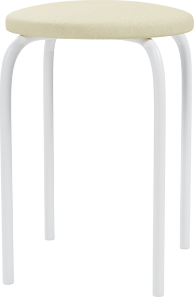 Изображение товара Табурет Mio Tesoro Чико (бежевый/белый)