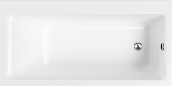 Изображение товара Ванна акриловая Lauter Seraphina 170x80 / 2112170R (с ножками, лицевым экраном и сифоном 21Y11020 хром)