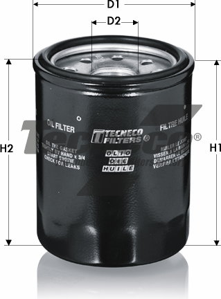 Изображение товара Масляный фильтр TECNECO OL1280