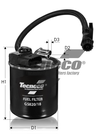 Изображение товара Топливный фильтр TECNECO GS820/18