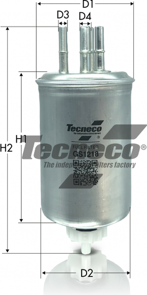 Изображение товара Топливный фильтр TECNECO GS1218
