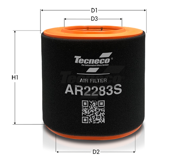Изображение товара Воздушный фильтр TECNECO AR2283S