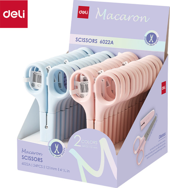 Изображение товара Ножницы канцелярские Deli 6022 (розовый)